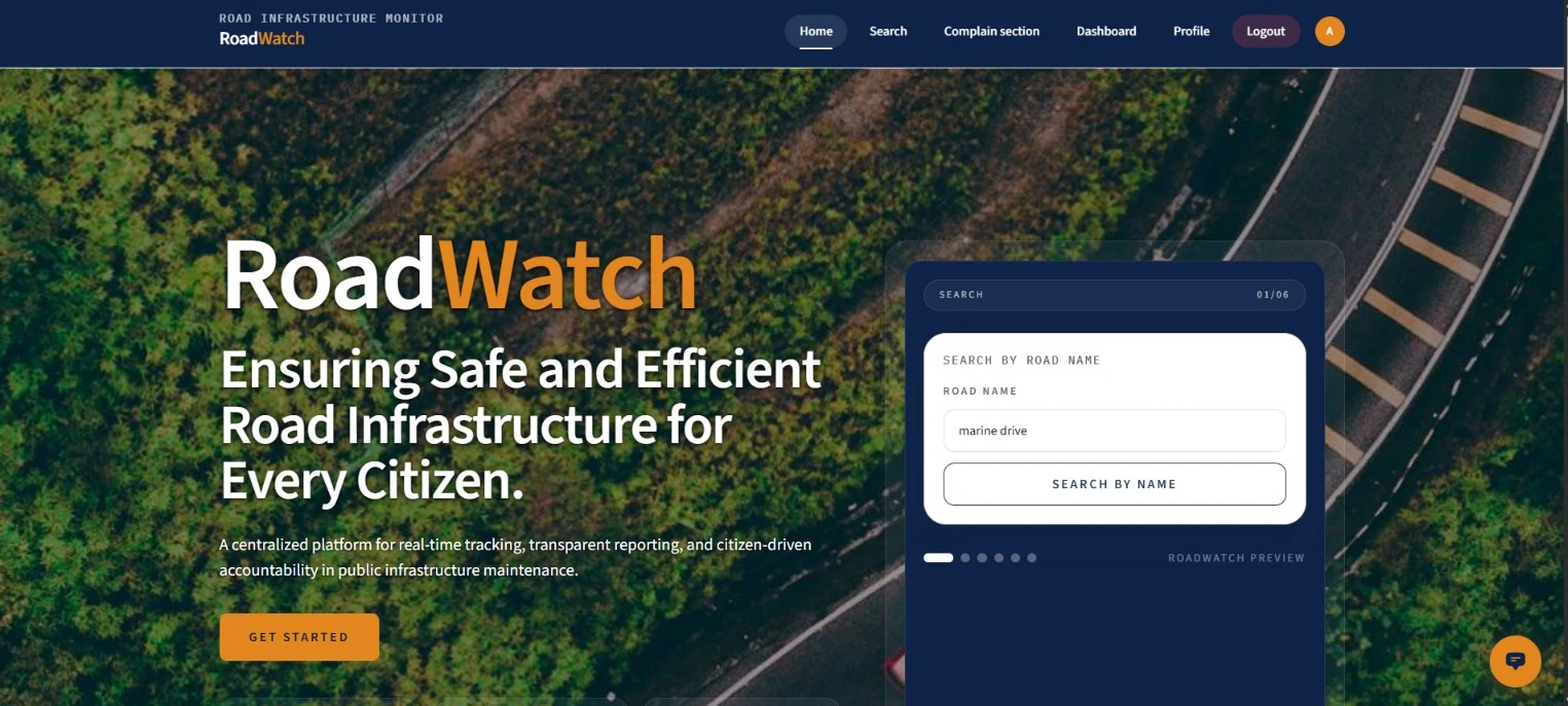 RoadWatch Dashboard